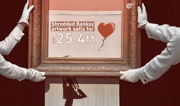 Shredded Banksy Artwork Sells for $25.4 Million