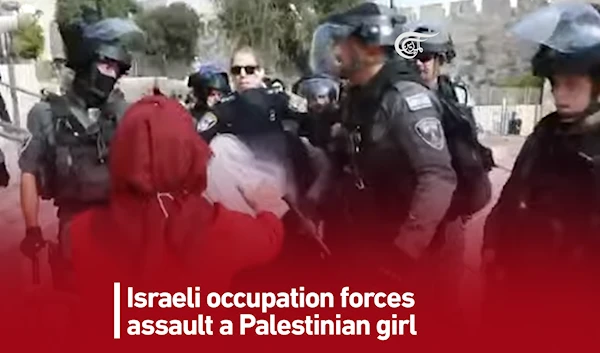 Israeli Occupation Forces Assault a Palestinian Girl