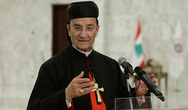 Lebanese Maronite Patriarch Bechara Boutros Al-Rai speaks after meeting with President Michel Aoun at the presidential palace in Baabda, Lebanon July 15, 2020 | Reuters