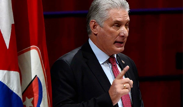 Cuban President Miguel Diaz-Canel