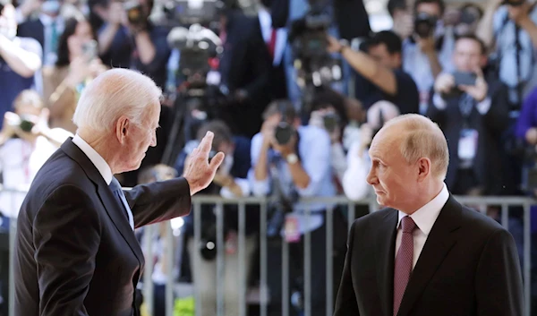 US Joe Biden meets Russia Vladimir Putin (June,14,2021).