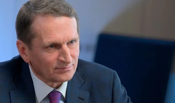 Russian Foreign Intelligence Service head Sergey Naryshkin