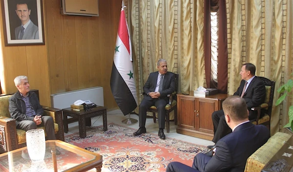 Syria's Electricity Minister met today with the Russian ambassador to Damascus