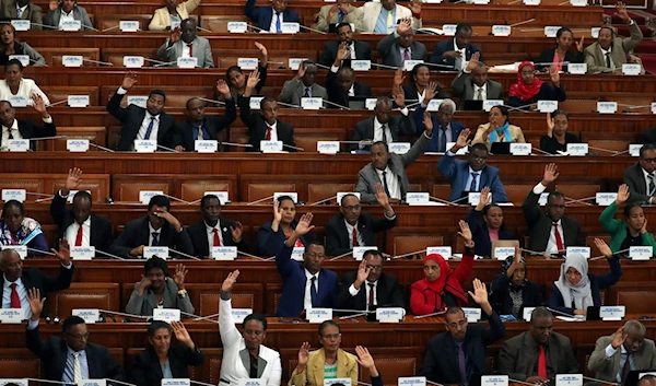 Ethiopian legislators vote inside the Parliament Building in Addis Ababa, Ethiopia on January 2, 2020 | Reuters