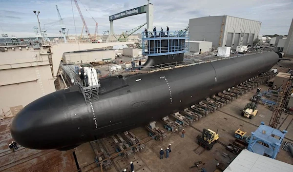 Virginia-class attack submarine Minnesota (SSN-783) under construction in 2012 (Source: US Navy Photo)