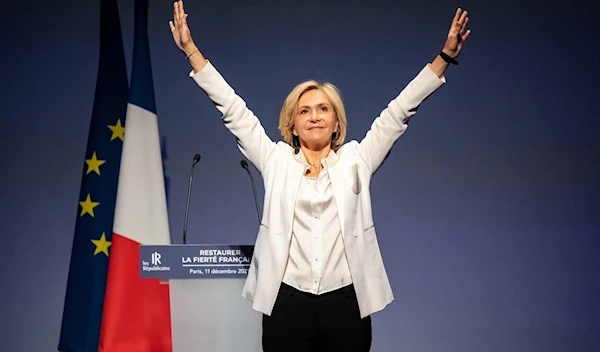 French center-right presidential candidate Valerie Pecresse