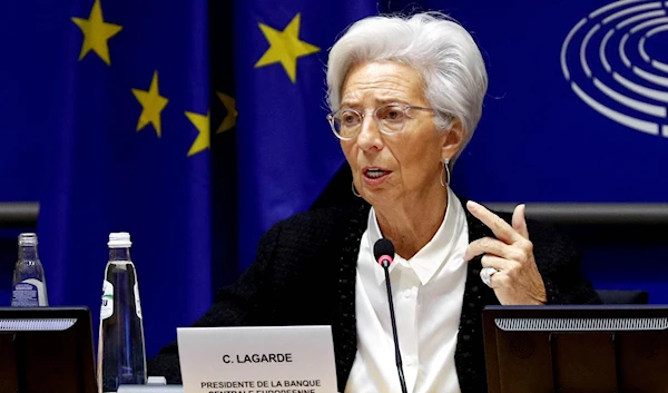 European Central Bank President Christine Lagarde in Brussels, Belgium February 6, 2020 (Reuters)