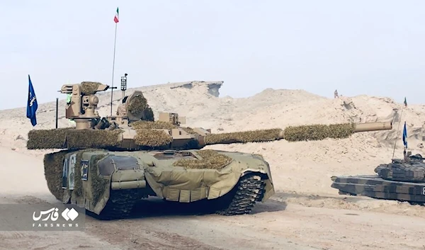 Iran's upgraded version of the T-72M, Karrar