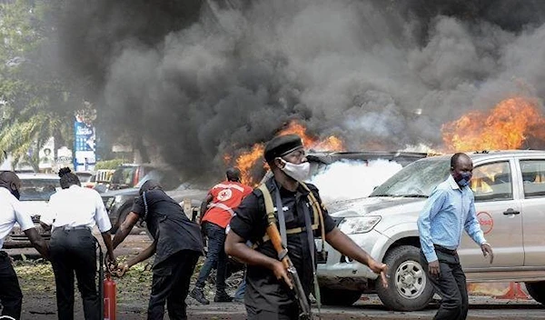 The suicide bombing targeted a restaurant in eastern Congo