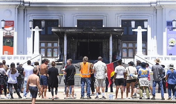 Former Australian parliament damaged by protesters