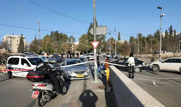 An alleged stabbing operation in Sheikh Jarrah, occupied al-Quds