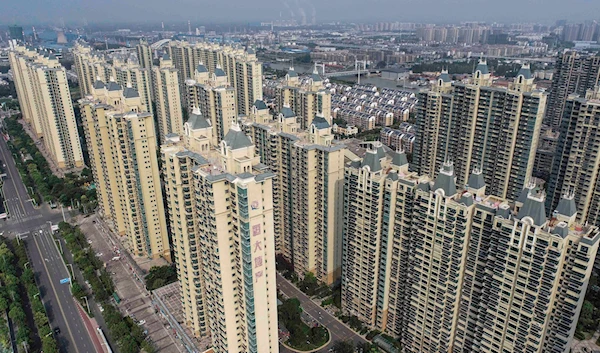 A housing complex by Chinese property developer Evergrande