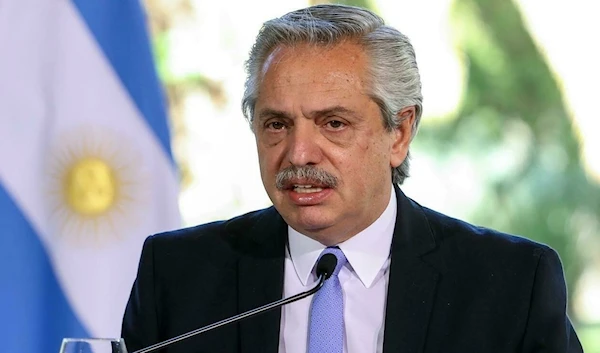 Argentinian President Alberto Fernandez