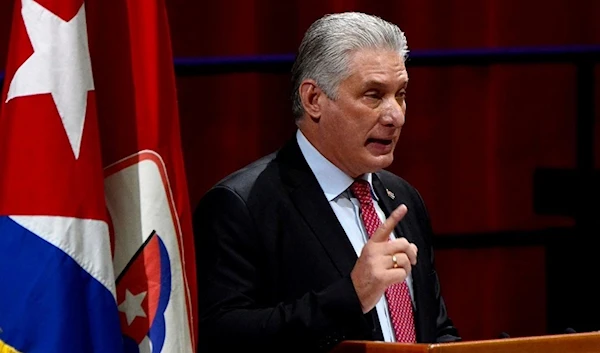 Cuban President Miguel Diaz-Canel