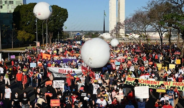 Protests sparked by Bolsonaro’s handling of Covid-19