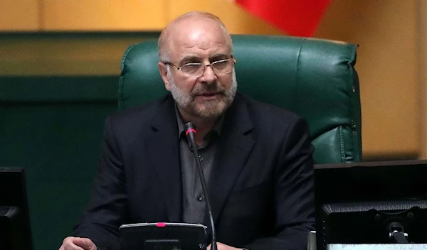 Iran's Speaker of Parliament Mohammad Bagher Ghalibaf