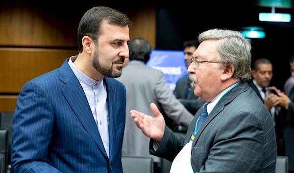 Russian and Iranian Representatives in Vienna, Mikhail Ulyanov and Kazem Gharib Abadi