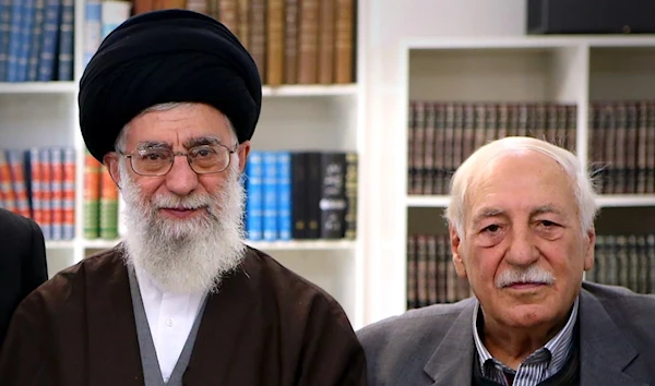 Ayatollah Sayyed Ali Khamenei and Ahmad Jibril