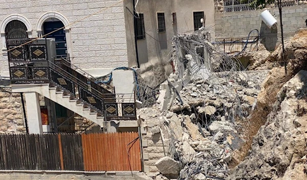 The Odeh family home was demolished by Israeli occupation forces