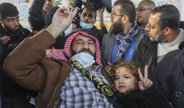 Liberated Palestinian prisoner Maher Al-Akhras