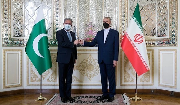 Iranian FM Hossein Amirabdollahian met his Pakistani counterpart, Shah Mahmood Qureshi