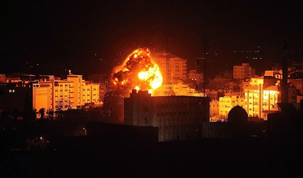 Israeli warplanes bombed a site in Al-Tuffah neighborhood east of Gaza