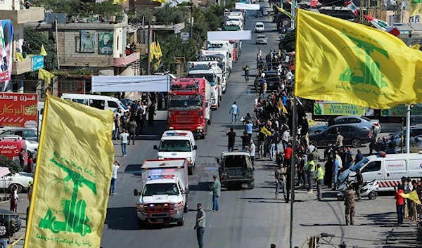 Dozens of trucks filled with Iranian fuel arrived on Lebanese soil yesterday