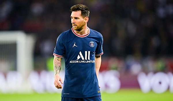 Lionel Messi during PSG's match against Lyon, September 19, 2021