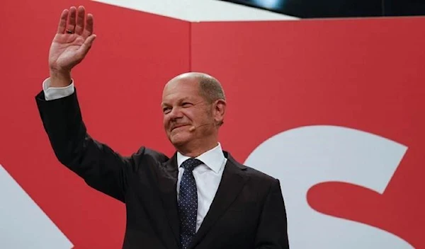 Social Democrat candidate for chancellor Olaf Schultz.