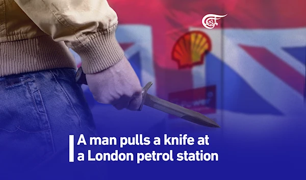 A Man Pulls a Knife on a Driver at a London Petrol Station