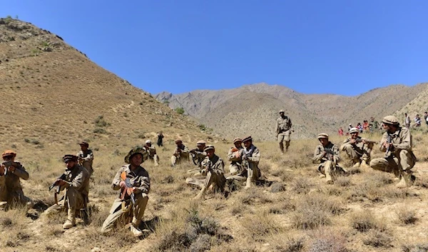 Military training in district of Dara in the Panjshir Province