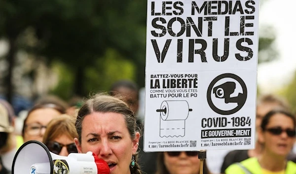 Protests in France against Health Pass