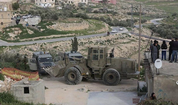 Occupation forces in the occupied Negev region (archive)