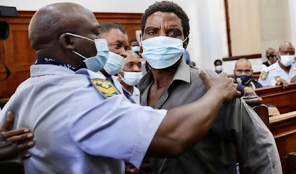 Zandile Mafe in the Cape Town magistrate's court on Tuesday (Source: Esa Alexander)