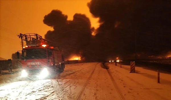 The explosion on Marash-Gaziantep.