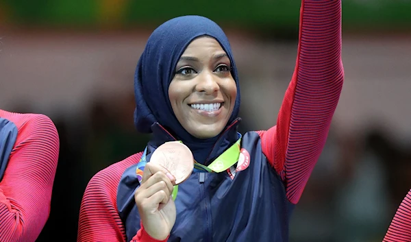 Ibtihaj Muhammad, an Olympic fencer who won the United States win bronze in the 2016 Olympics