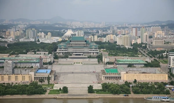 View from Juche tower, PyongYang