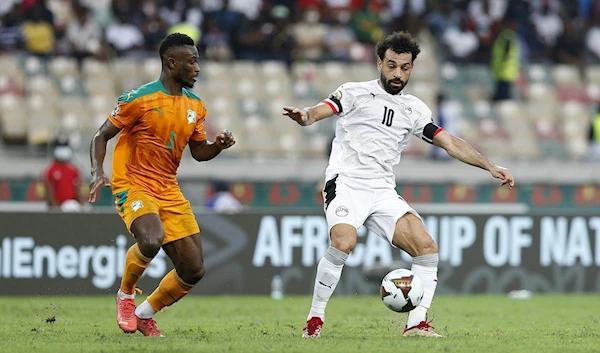 Mohamed Salah against the Ivory Coast