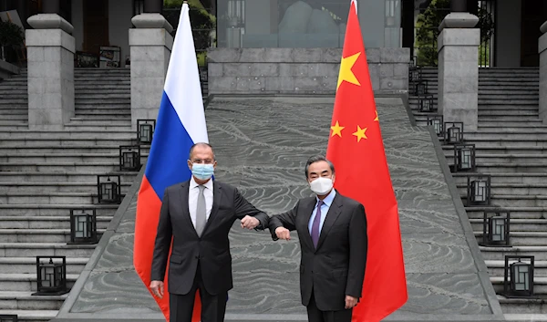 Russian Foreign Minister Sergey Lavrov and Chinese Foreign Minister Wang Yi