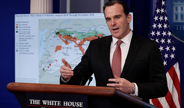 US President Joe Biden's special adviser on Middle East affairs Brett McGurk