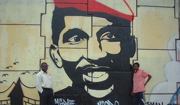 Thomas Sankara Mural in Ouagadougou, Burkina Faso