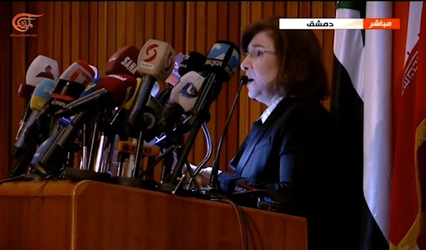 The Special Adviser to the Syrian presidency Bouthaina Shaaban