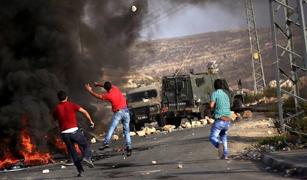 Confrontations between Palestinians and the Israeli occupation forces (Archive)