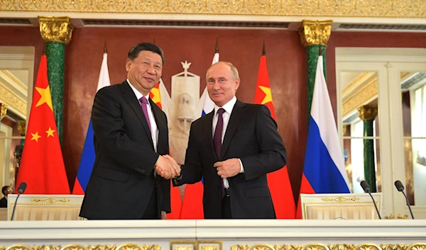 Russian president Vladimir Putin and Chinese Leader Xi Jinping