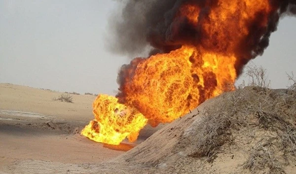 This is the second time an oil pipeline has been targeted in two months