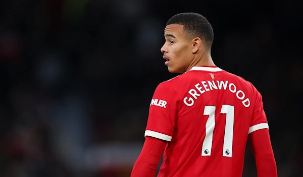 Manchester United forward Mason Greenwood.