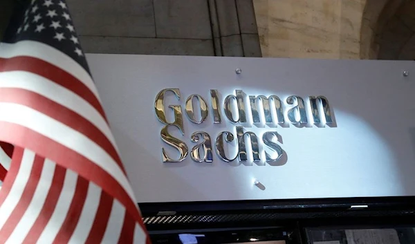 Goldman Sachs stall on the floor of the New York Stock Exchange. (Archive)