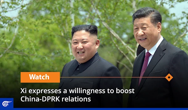 Xi expresses a willingness to boost China-DPRK relations