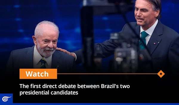 The first direct debate between Brazil's two presidential candidates