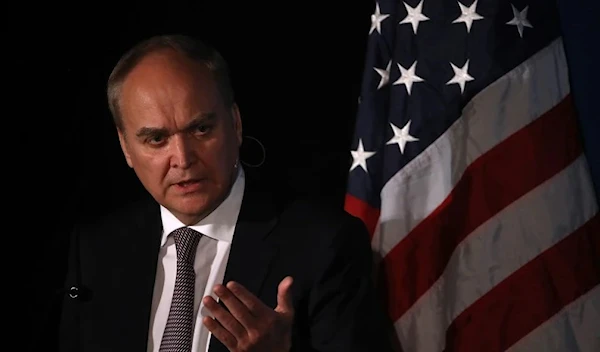 Russian Ambassador to the United States Anatoly Antonov speaks in San Francisco on Nov. 29, 2017.